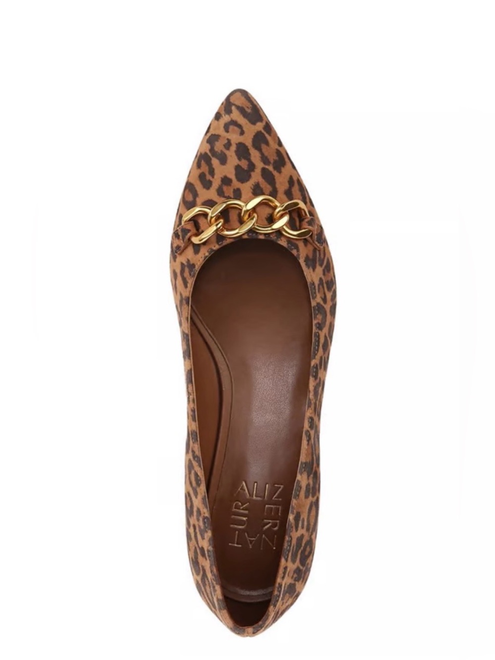 Naturalizer Becca pointed toe leopard print flats